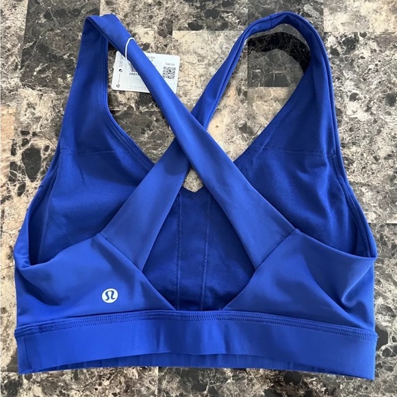 LULULEMON ENVITAL BRA BLUE COLOR SIZE 4 NWT - Picture 3 of 5